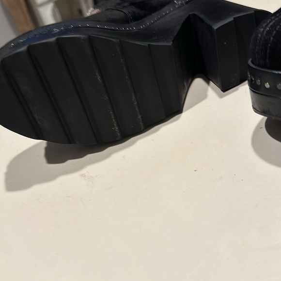 Rag & Bone Inez Suede & Shearling Desert Clogs. - Picture 8 of 12